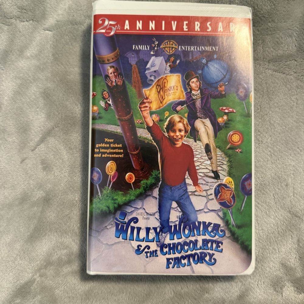 1996 25th‎ Anniversary Edition Willy Wonka and the Chocolate Factory VHS Tape